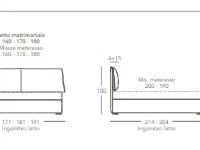 LETTO Beatrice Ergogreen in OFFERTA OUTLET