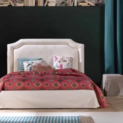 Letto classico con giroletto Letto matrimoniale iris 50 luxury made in italy Md work a prezzo scontato