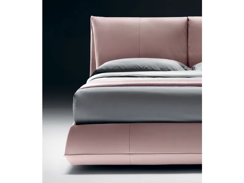 Design moderno Avenue h27 Bontempi: Letto matrimoniale a prezzo scontato.