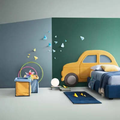 Letto design con gambe Car or sweet Samoa a prezzo ribassato
