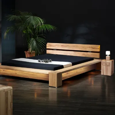 Letto design con gambe Montana Artigianale a prezzo ribassato