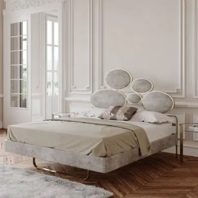 Letto in laccato con giroletto Letto in ferro forgiato a mano laccato  Md work a prezzo scontato
