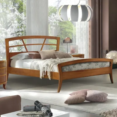 Letto moderno con piedini Letto sole  Mobilificio bellutti a prezzo ribassato