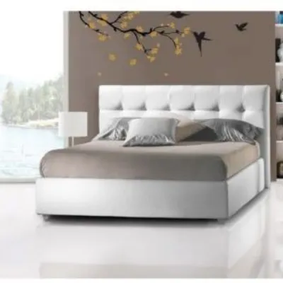 LETTO Letto matrimoniale pronta consegna tortora Md work a PREZZI OUTLET