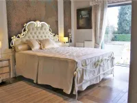 Letto classico con gambe Taormina Florentia bed
 a prezzo ribassato