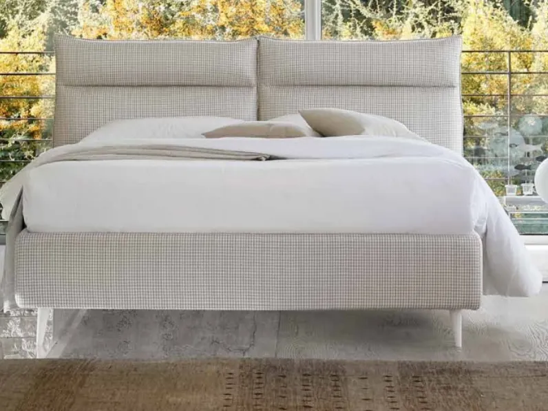 Letto matrimoniale design Cefalu' Noctis a prezzo ribassato