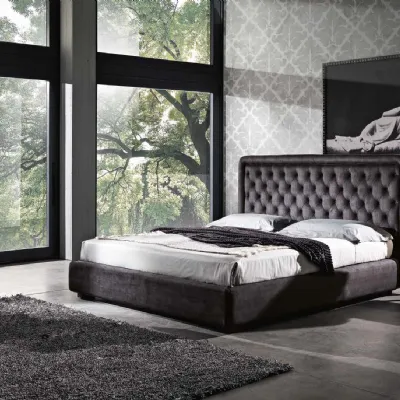 Letto matrimoniale Letto luxury contenitore velluto vari colori  Md work con un ribasso IMPERDIBILE