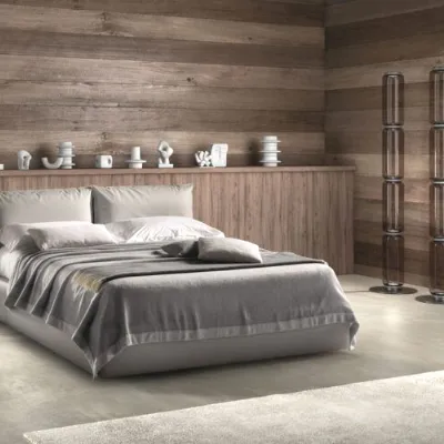 Letto matrimoniale moderno Quiet * Samoa a prezzo ribassato