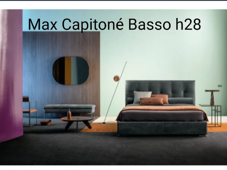 LETTO Max capitone' Twils in OFFERTA OUTLET