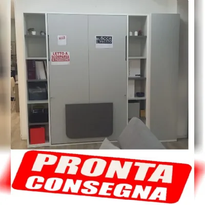 Letto piazza e mezzo a scomparsa Letto a  scomparsa 1 piazza e mezzo spinelli a roma Artigianale a prezzo ribassato