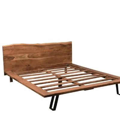 Letto in legno modello Letto matrimoniale suar foster in offerta   di Outlet etnico scontato 20%