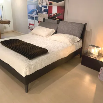 Letto matrimoniale con contenitore Orimento Oggioni a prezzo ribassato