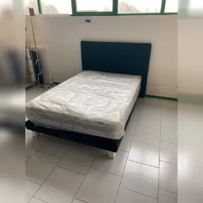 Letto piazza e mezzo con gambe Pronta  consegna velluto piu materasso memory h 26  Md work a prezzo scontato