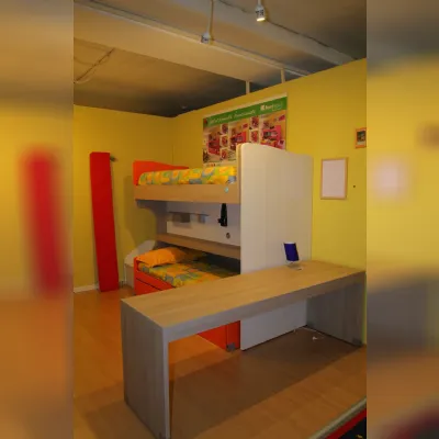 Letto singolo con cassetti Moodbook Ferrimobili a prezzo scontato