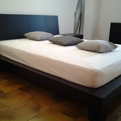 Presotto Italia Letto Club Matrimoniale Moderno Legno