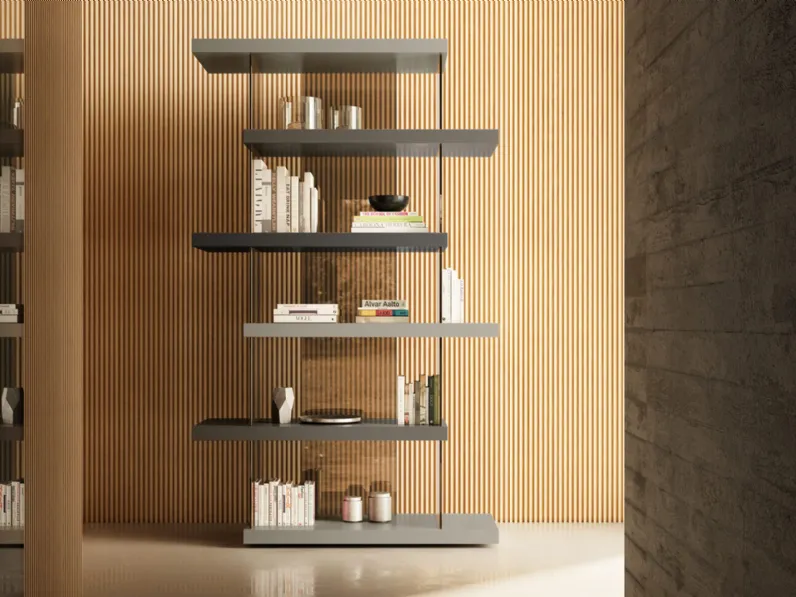 Libreria Air da 110,4 cm Lago: design moderno a prezzi outlet.