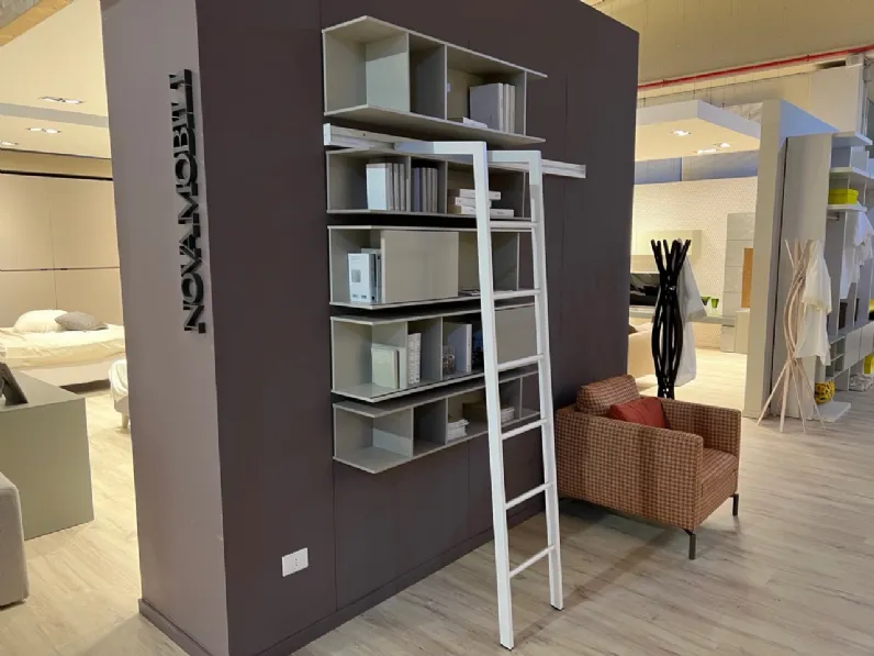 Libreria Butterfly  in stile design di Novamobili in OFFERTA OUTLET