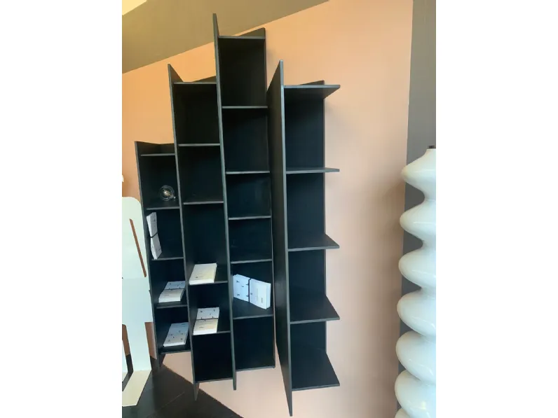 Libreria Ct line libreria contenitore 4 moduli di cui 1 a specchio Boffi in stile design in offerta