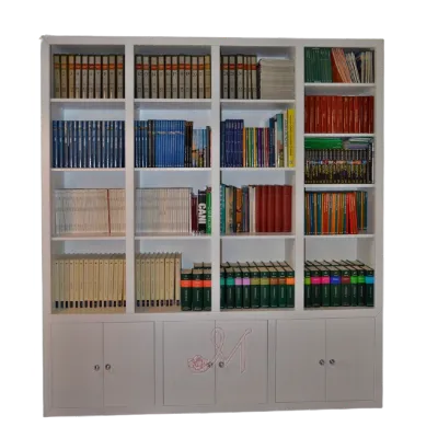 Libreria Libreria moderna in legno massello stile moderno Libreria moderna in legno massello di Mirandola nicola e cristano in offerta