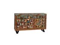 Madia Credenza industrial diamond in stile design di Outlet etnico in Offerta Outlet