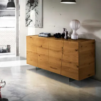 Mobile soggiorno modello Madia moderna in legno di Collezione esclusiva a PREZZI OUTLET