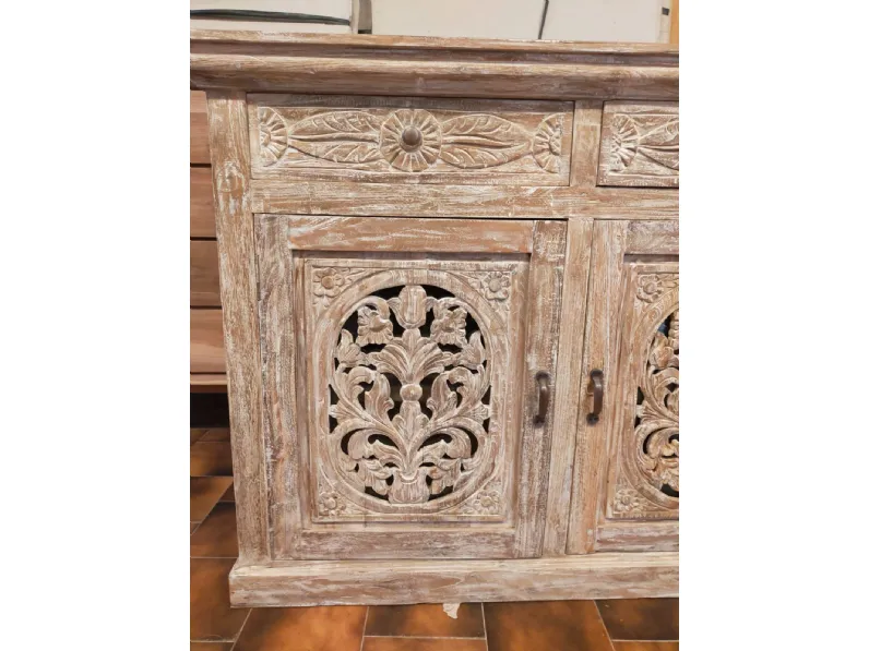 Madia Credenza decapata in stile etnico. Offerta Outlet!
