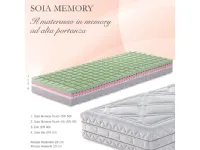 Materasso Manifattura falomo Soia memory waterlily  a prezzo scontato