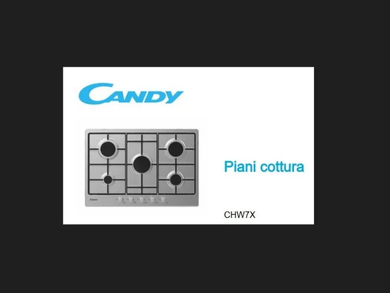 Innovativo piano cottura Piano cottura candy chw7xdi Candy in offerta