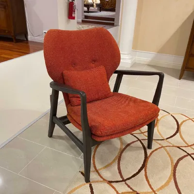 Poltroncina modello Cv 221 dialma Prezioso in Tessuto in Offerta Outlet