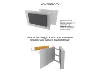 Porta tv per la zona giorno modello X2 porta tv orientabile di Astor mobili scontato