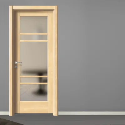 Porta moderna in laminato  Garofoli Porta battente mod. quivia/5v garofoli a prezzo Outlet
