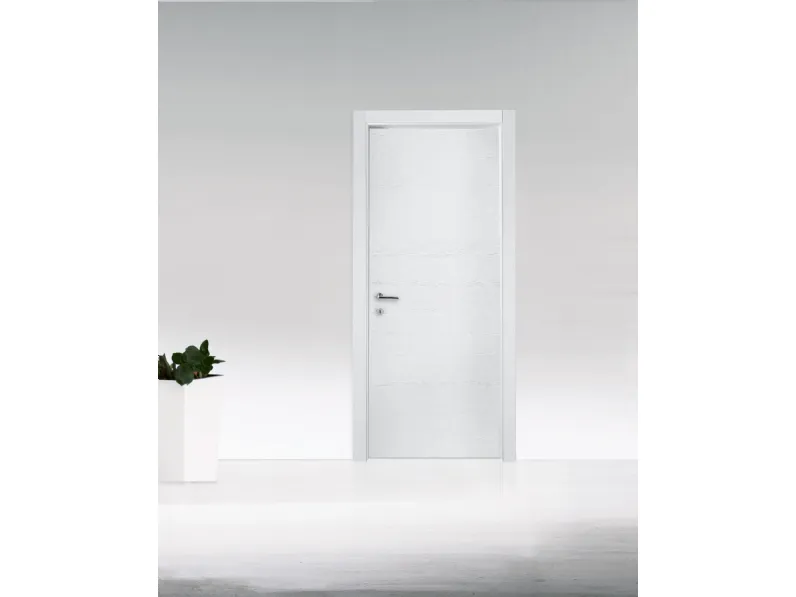 Porta liscia  battente Portalacasa modello bianco struttura in laminato  Artigianale in Offerta