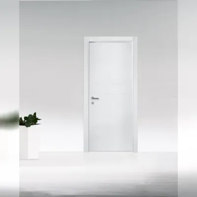 Porta liscia  battente Portalacasa modello bianco struttura in laminato  Artigianale in Offerta