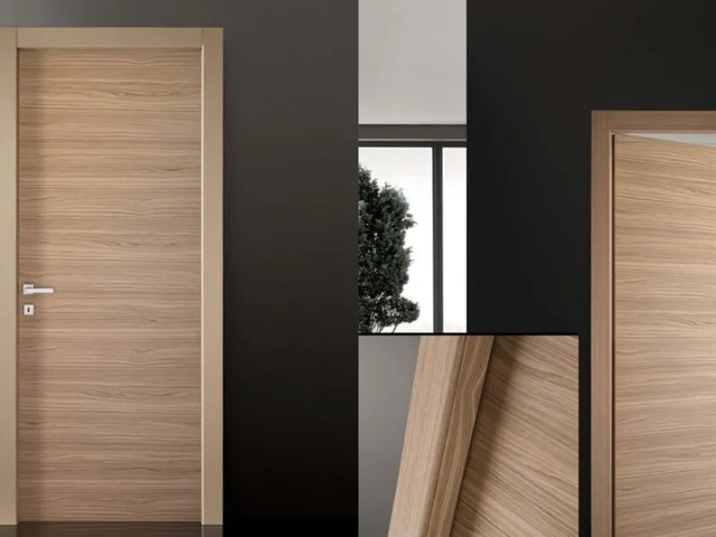 Porta moderna in legno  Artigianale Composit basic c401 a prezzo Outlet