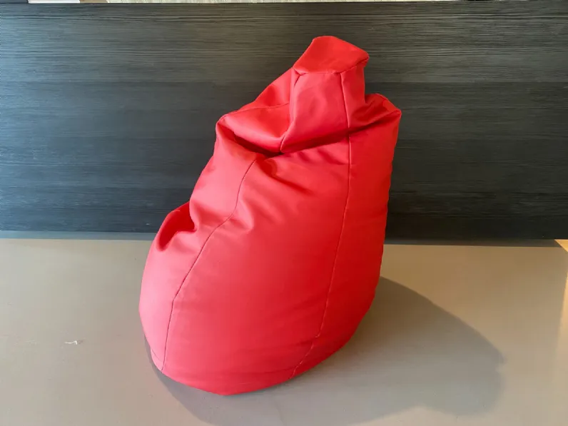Pouf design modello Sacco rosso Zanotta a prezzo Outlet