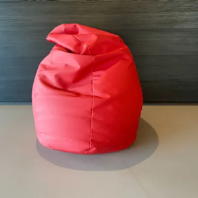 Pouf design modello Sacco rosso Zanotta a prezzo Outlet