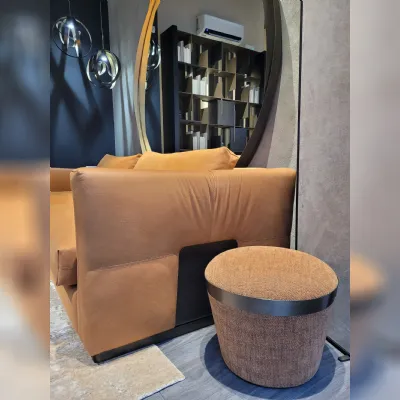 Pouf in tessuto Portofino a marchio Cantori a prezzo ribassato