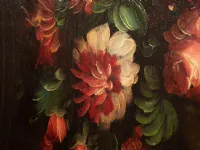 Quadro Quadro olio su tela fiori Artigianale con forte sconto