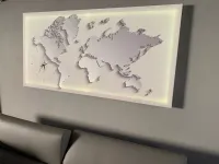 Quadro paesaggio Orologio su quadro 3d globe con led Pintdecor a prezzi convenienti