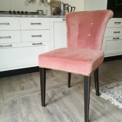 2 Poltroncine in velluto rosa  Dialma brown a prezzo ribassato