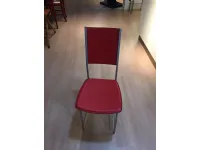 sedia alessia in cuoio rosso di cattelan itala 