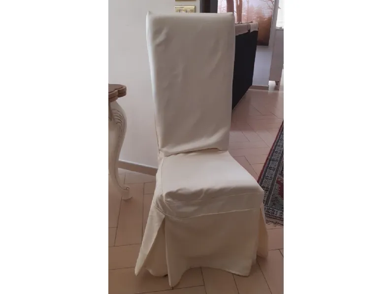 Sedia Art.163 sedie con vestitino in raso Artigianale SCONTATA a PREZZI OUTLET