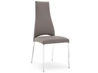 SEDIA Calligaris Juliette leather PREZZI OUTLET