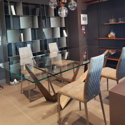 SEDIA Cattelan italia Set 4 sedie kay couture in pronta consegna PREZZI OUTLET