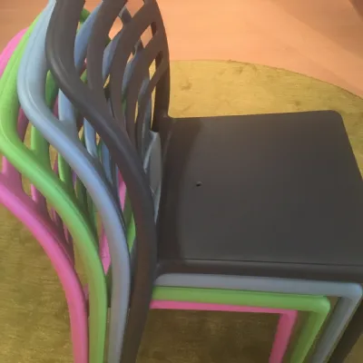 Sedia senza braccioli Clip pronta consegna Zamagna a prezzo scontato