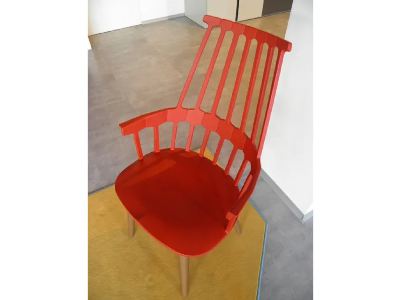 Sedia con braccioli Comback Kartell a prezzo scontato