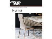 Sedia con schienale alto Norma alta Cattelan italia a prezzo scontato