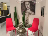 Sedia con schienale alto Norma couture Cattelan italia a prezzo scontato