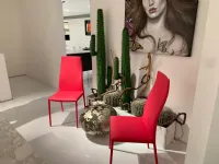 Sedia con schienale alto Norma couture Cattelan italia a prezzo scontato