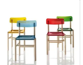 Sedia trattoria Magis: design unico, comoda e senza braccioli. Offerta Outlet!